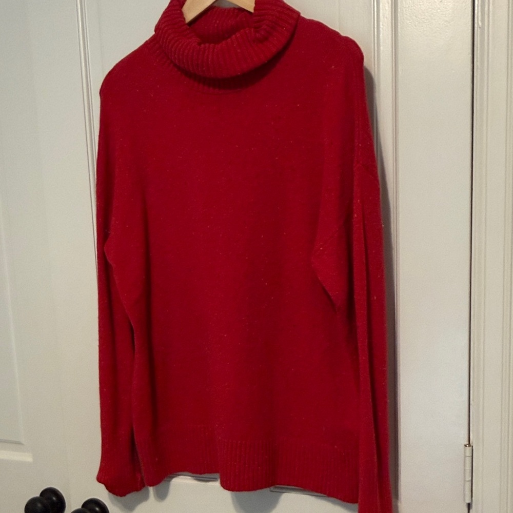 Old Navy Red Turtleneck Sweater